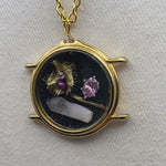 Load and play video in Gallery viewer, Venus Flytrap w/ Rose Quartz &amp; Pearl Necklace
