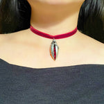 Load image into Gallery viewer, Silver Seed Pod Choker
