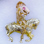 Load image into Gallery viewer, Pony Riding Rat Brooch/ Pin
