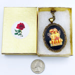 Load image into Gallery viewer, Blood Tears Cherubs Cameo Necklace

