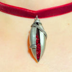 Load image into Gallery viewer, Silver Seed Pod Choker
