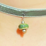 Load image into Gallery viewer, Green Ceramic Bead Choker
